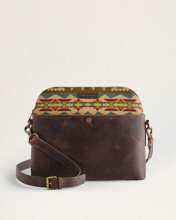 SOLSTICE CANYON WOOL/LEATHER CROSSBODY